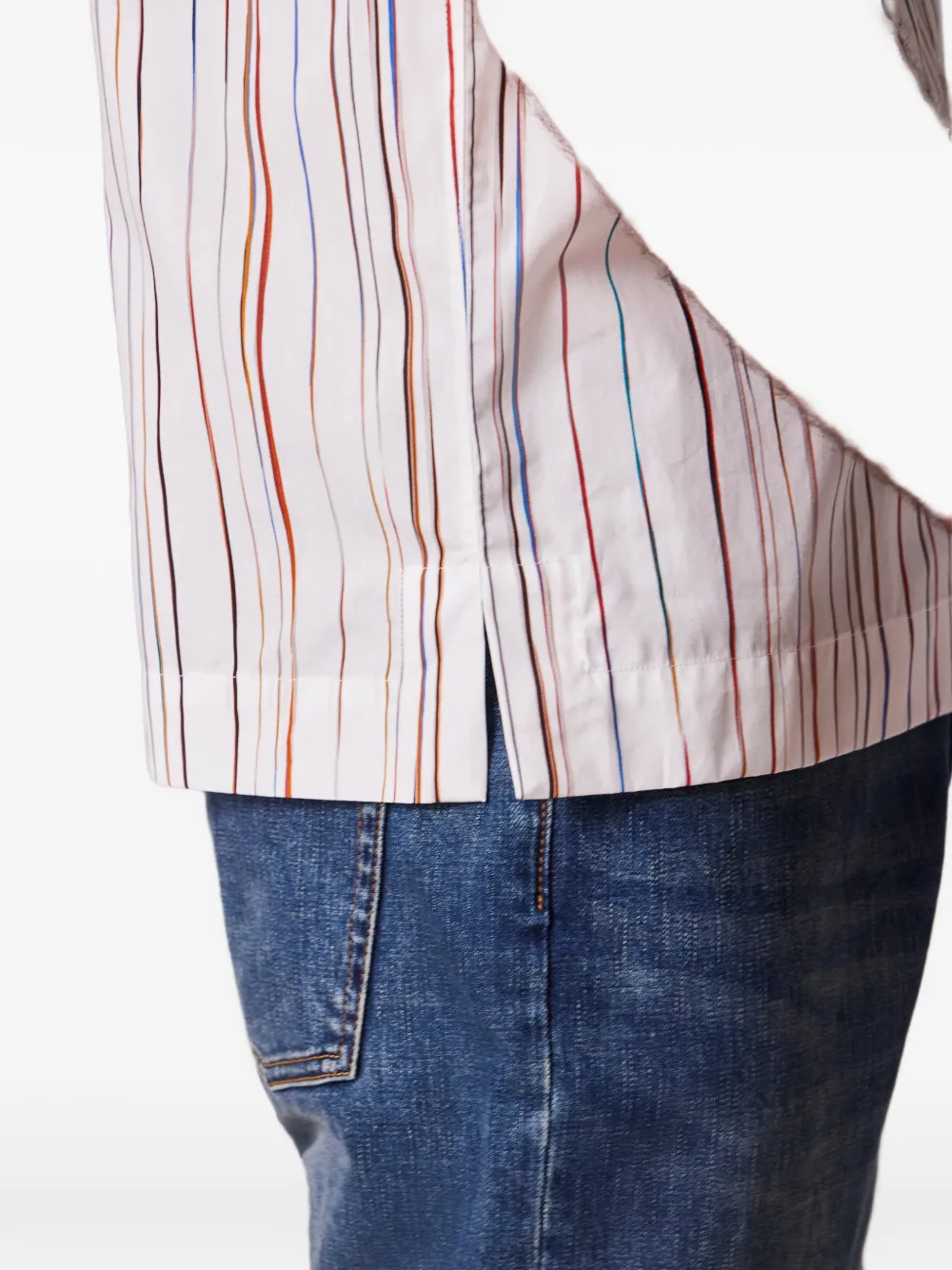 Paul Smith overhemd met korte mouwen Wit