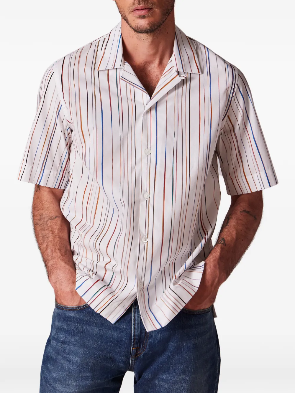 Paul Smith short-sleeve shirt - Wit