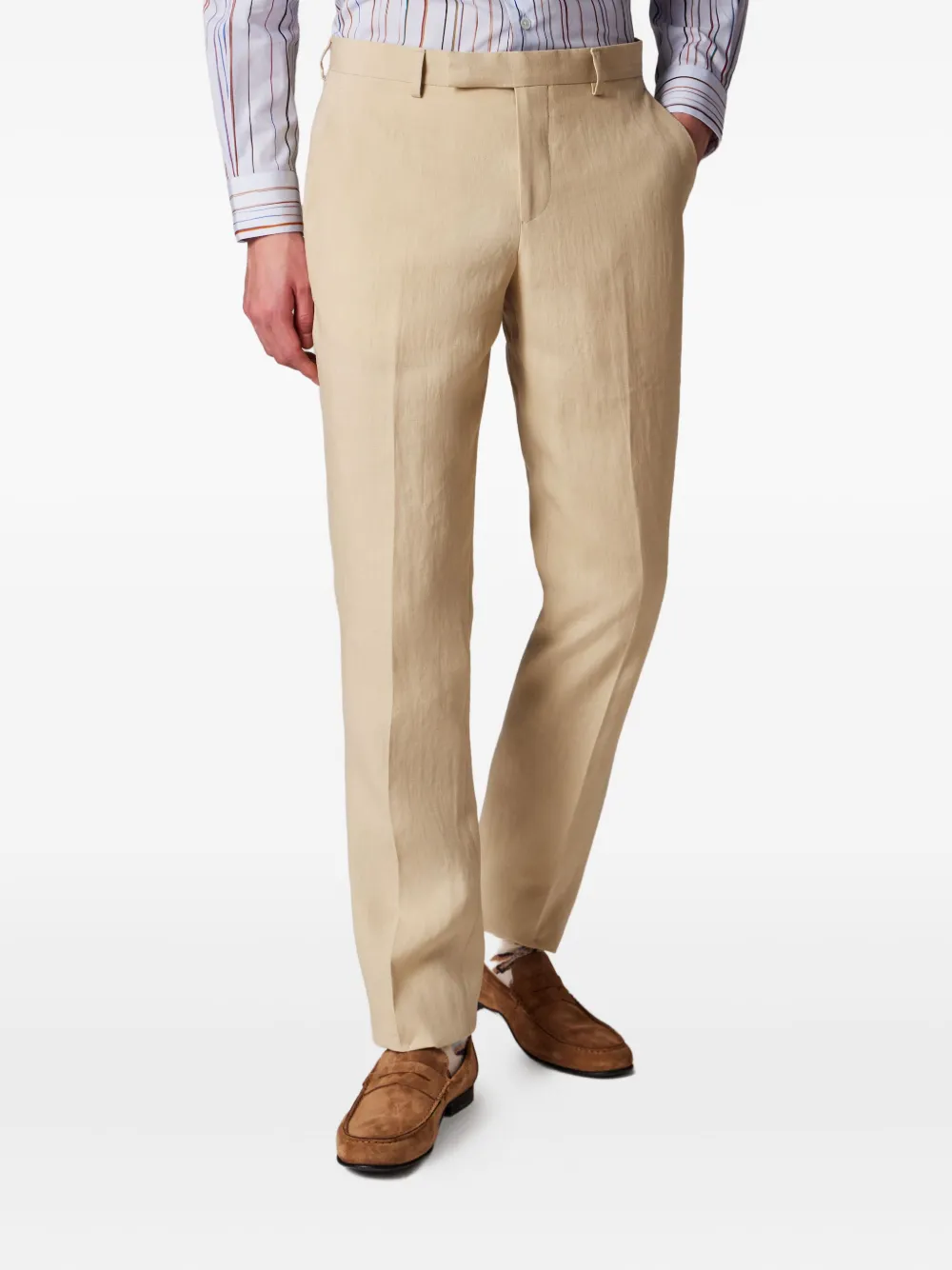  Paul Smith Linen Trousers - Neutrals 