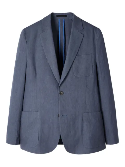 Paul Smith patch-pockets linen blazer
