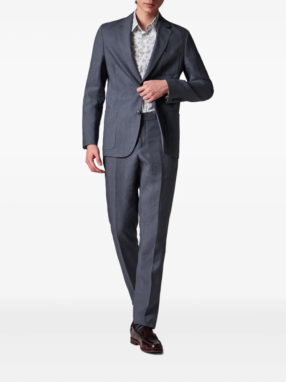 Paul Smith patch-pockets linen blazer | Blazers | Image 2