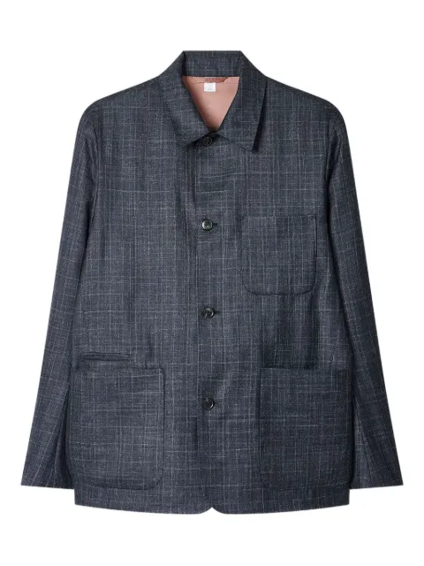 Paul Smith checked patch-pocket shirt jacket