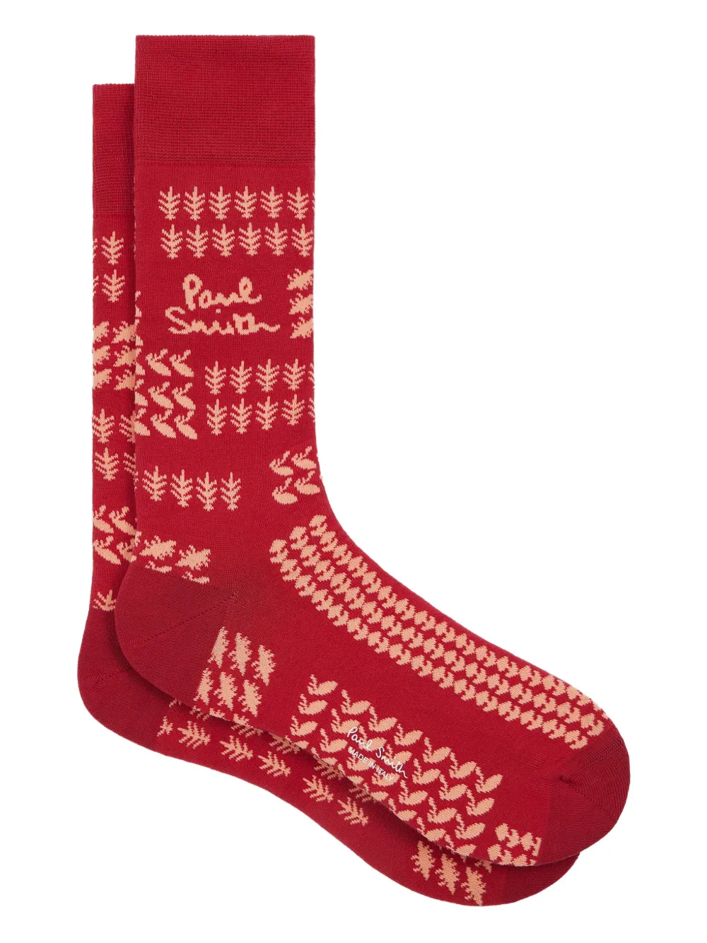 Paul Smith patterned socks | Red | Image 1