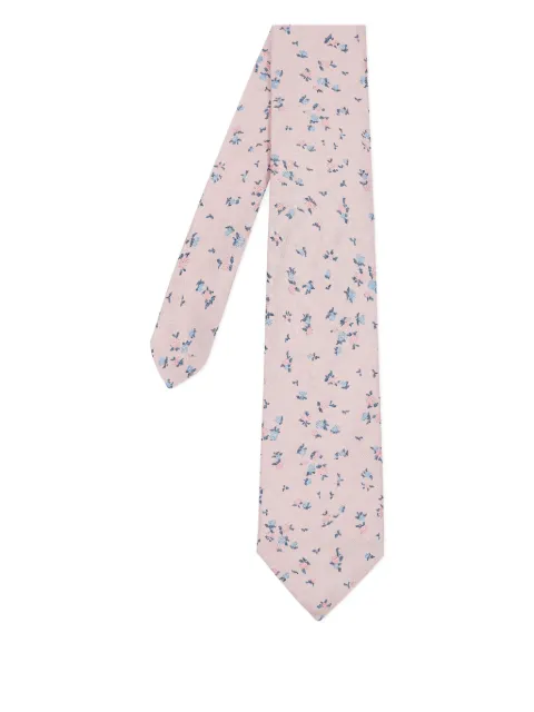 Paul Smith floral print silk tie