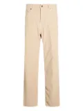 Haikure corduroy-textured cotton trousers - Neutrals