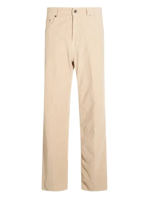 Haikure corduroy-textured cotton trousers 