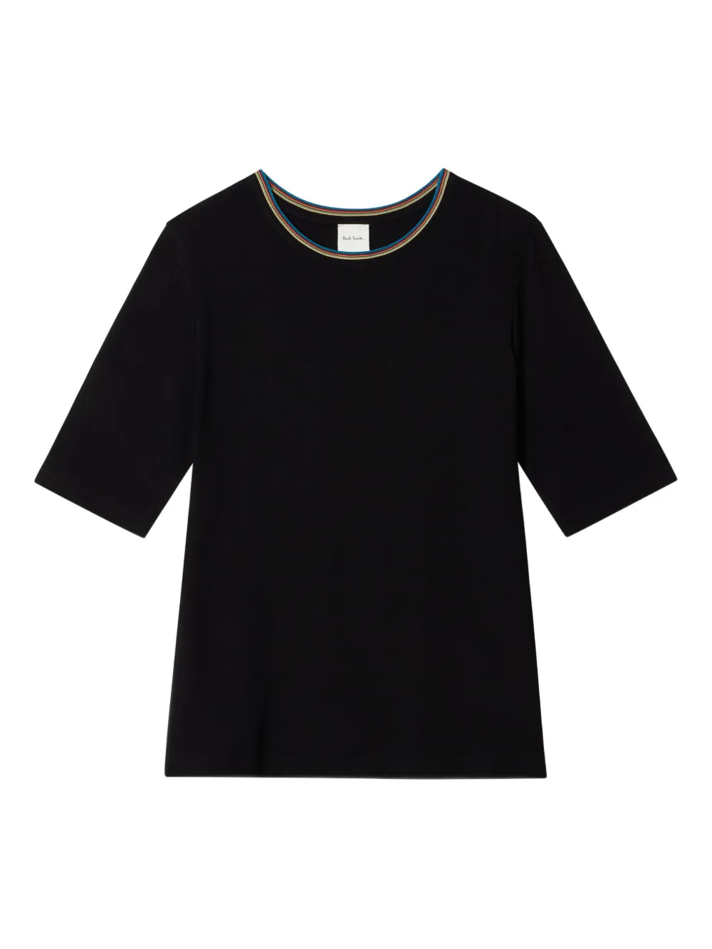 Paul Smith playera con ribete a rayas | negro | Image 1