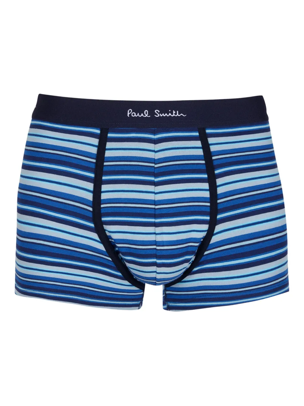 Paul Smith Blue 'signature Stripe' Three Pack Boxer Briefs Multicolour In Black