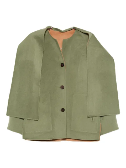 ALICIA AUDREY Viktorya button-fastening wool coat