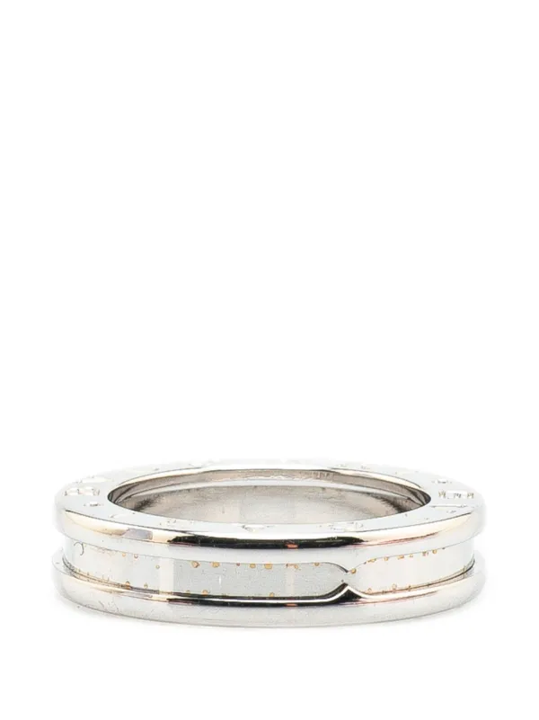 Bulgari 18Kホワイトゴールド製ビー・ゼロワン 1バンドリング