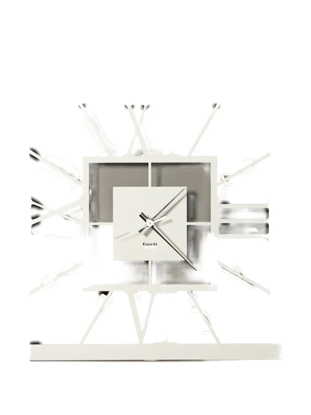 Arti & Mestieri Tauro Wall Clock In White