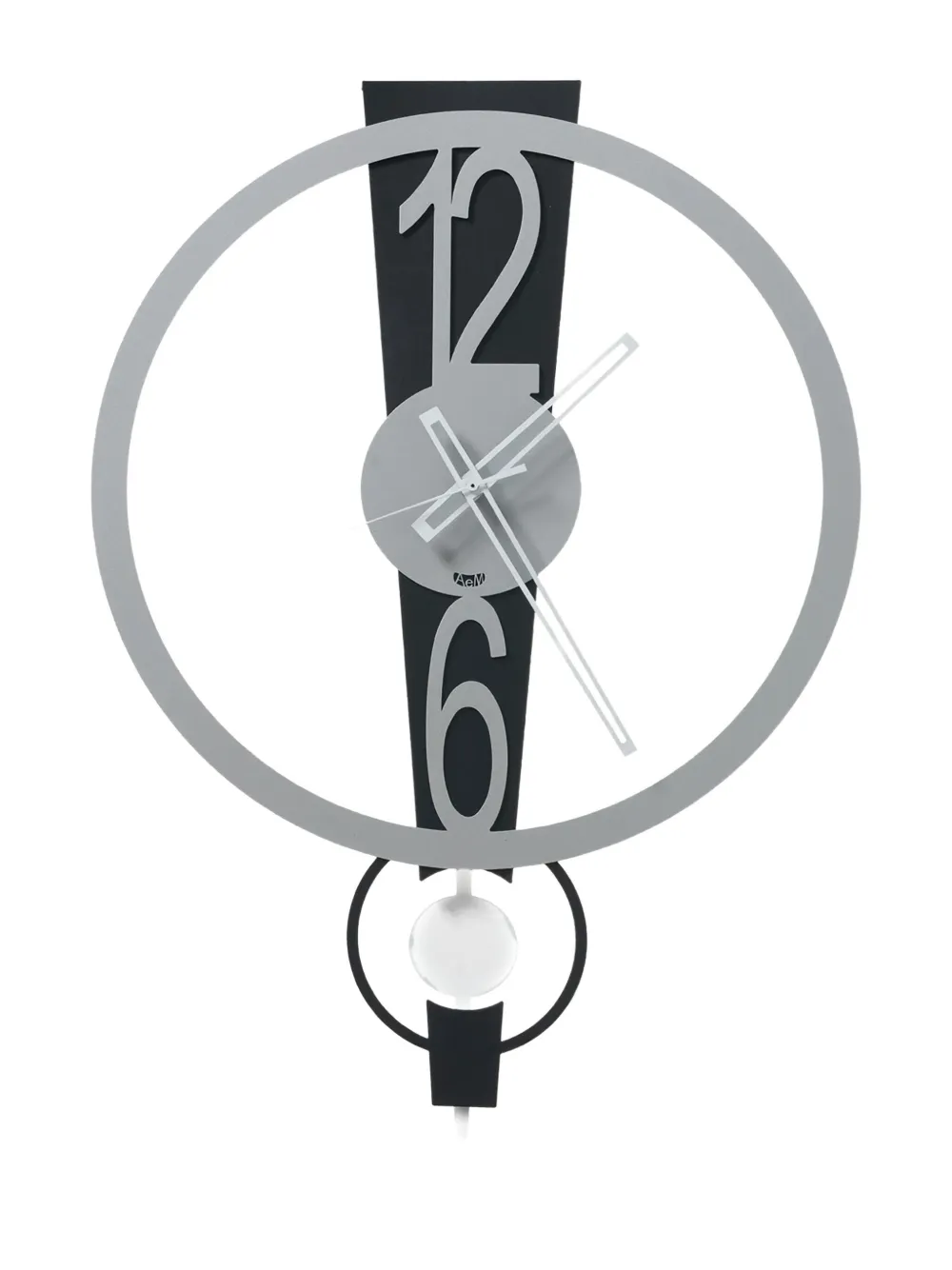 Arti & Mestieri Dj-Set wall clock | Black | Image 1
