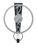 Arti & Mestieri Dj-Set wall clock - Black