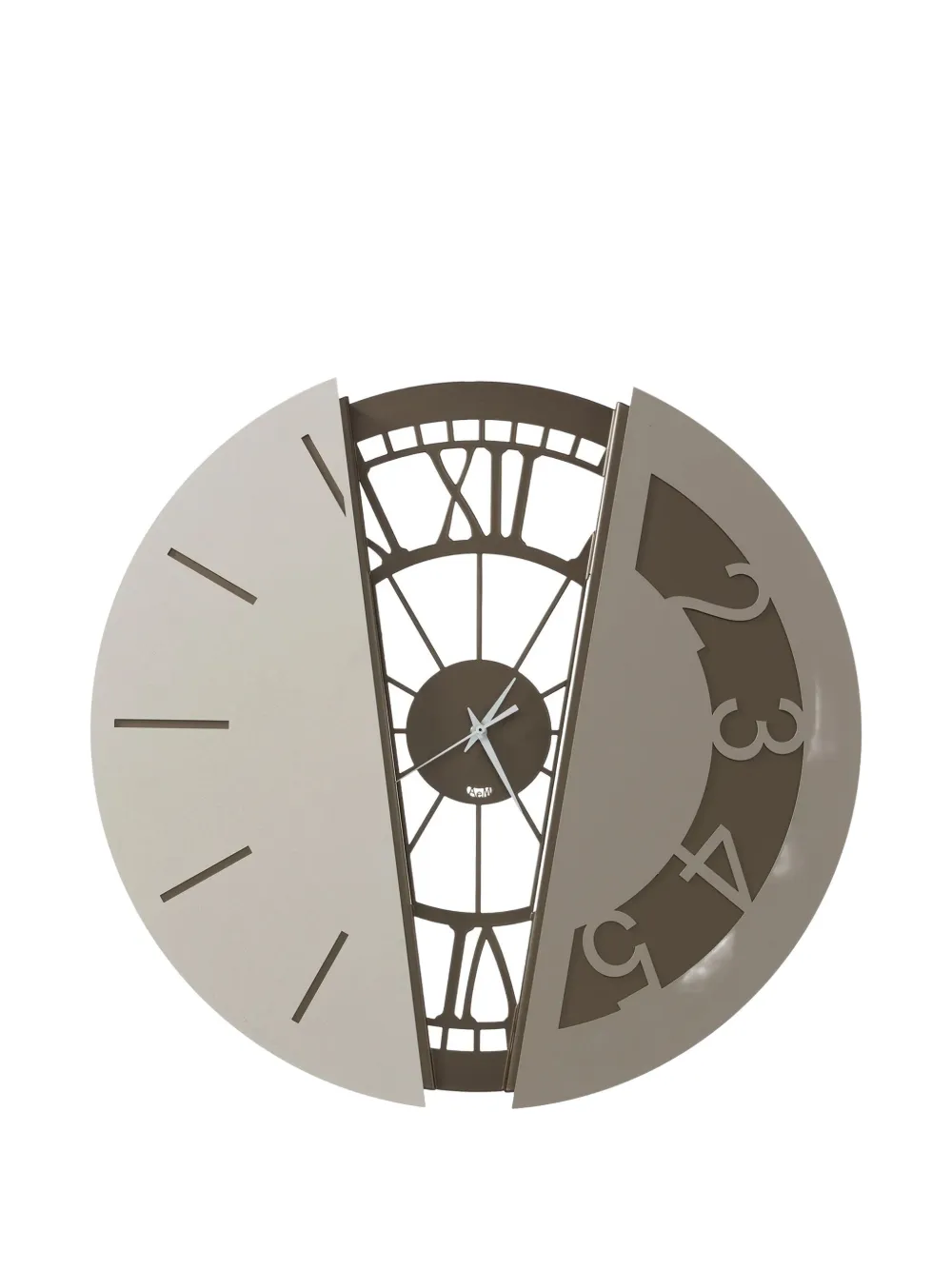Arti & Mestieri Metamorphosi Wall Clock In Neutral