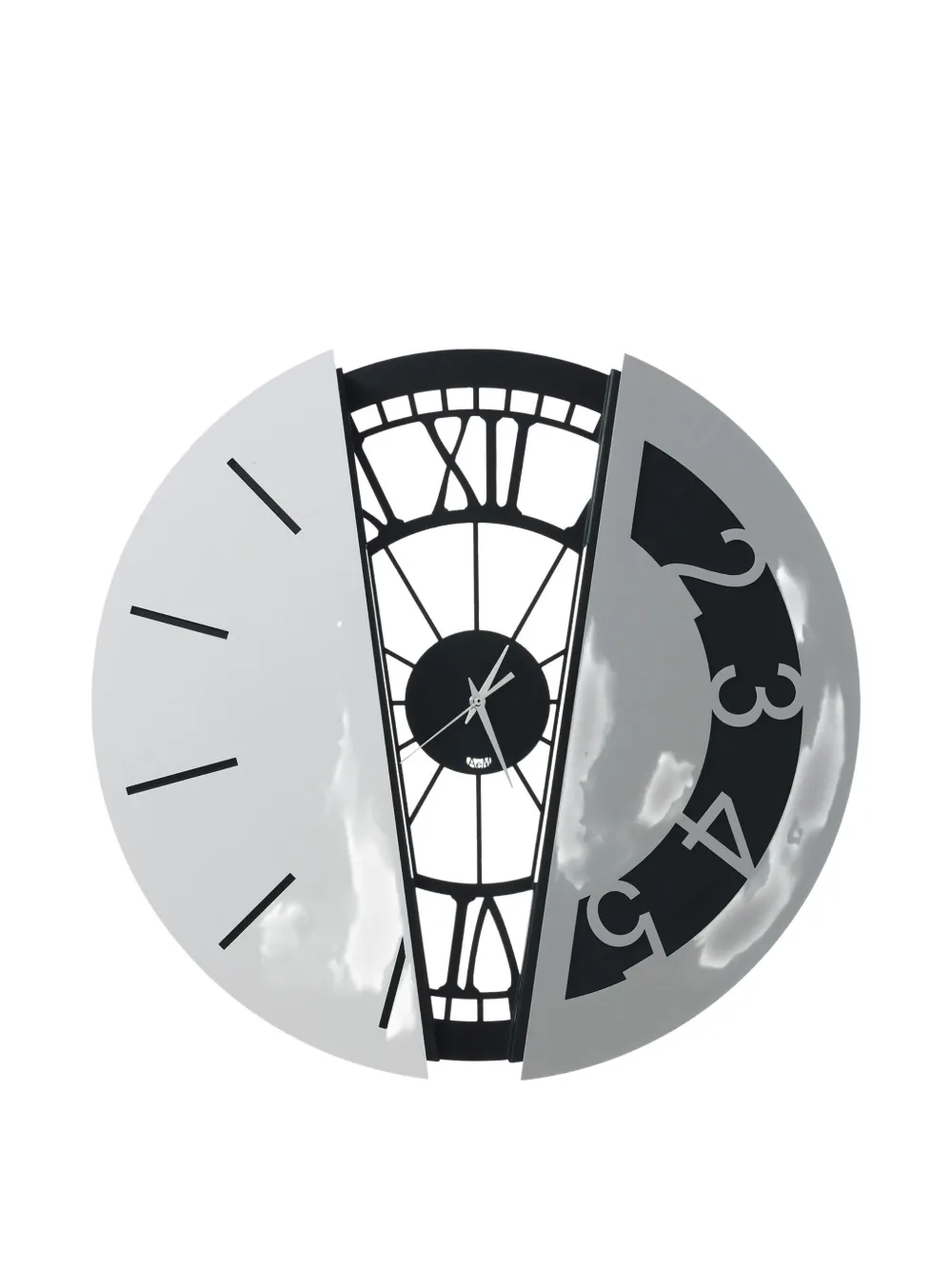 Arti & Mestieri Metamorphosi wall clock | Grey | Image 1