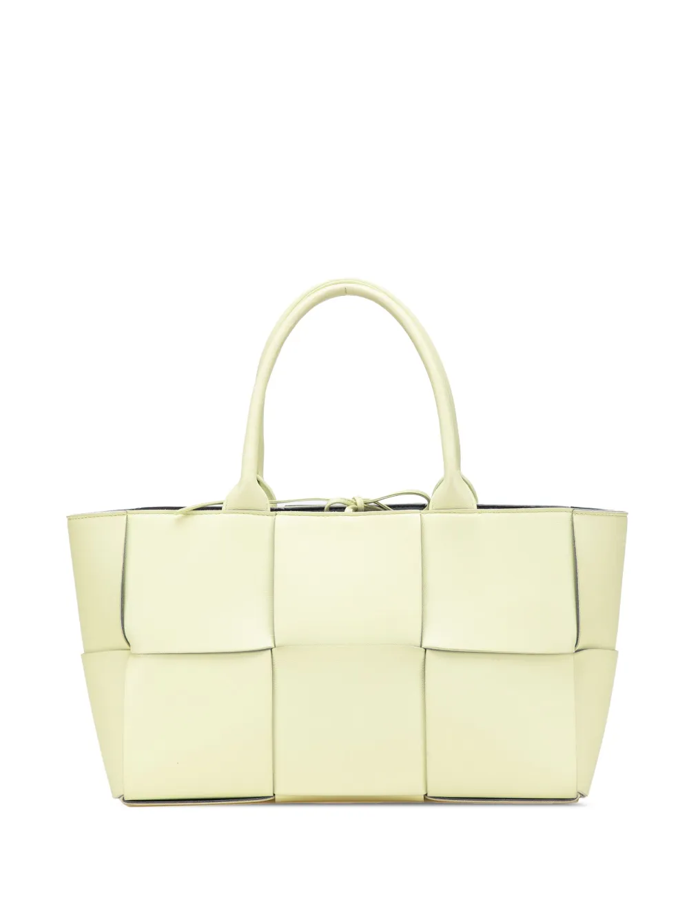 Bottega Veneta Pre-Owned 2012-2025 Small Lambskin Intrecciato Arco tote bag | White | Image 1