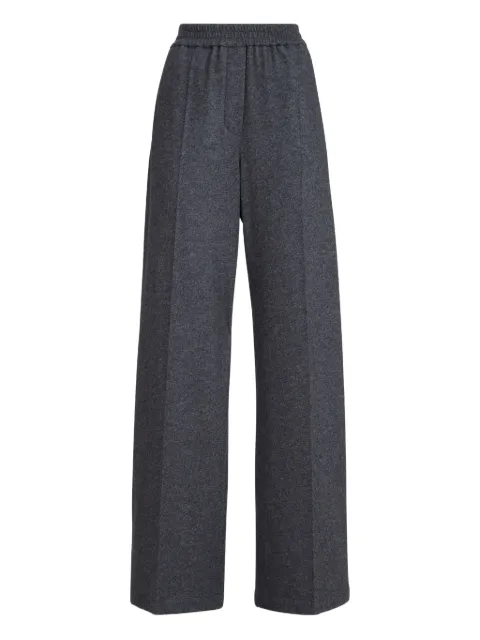 Brunello Cucinelli mélange-effect trousers