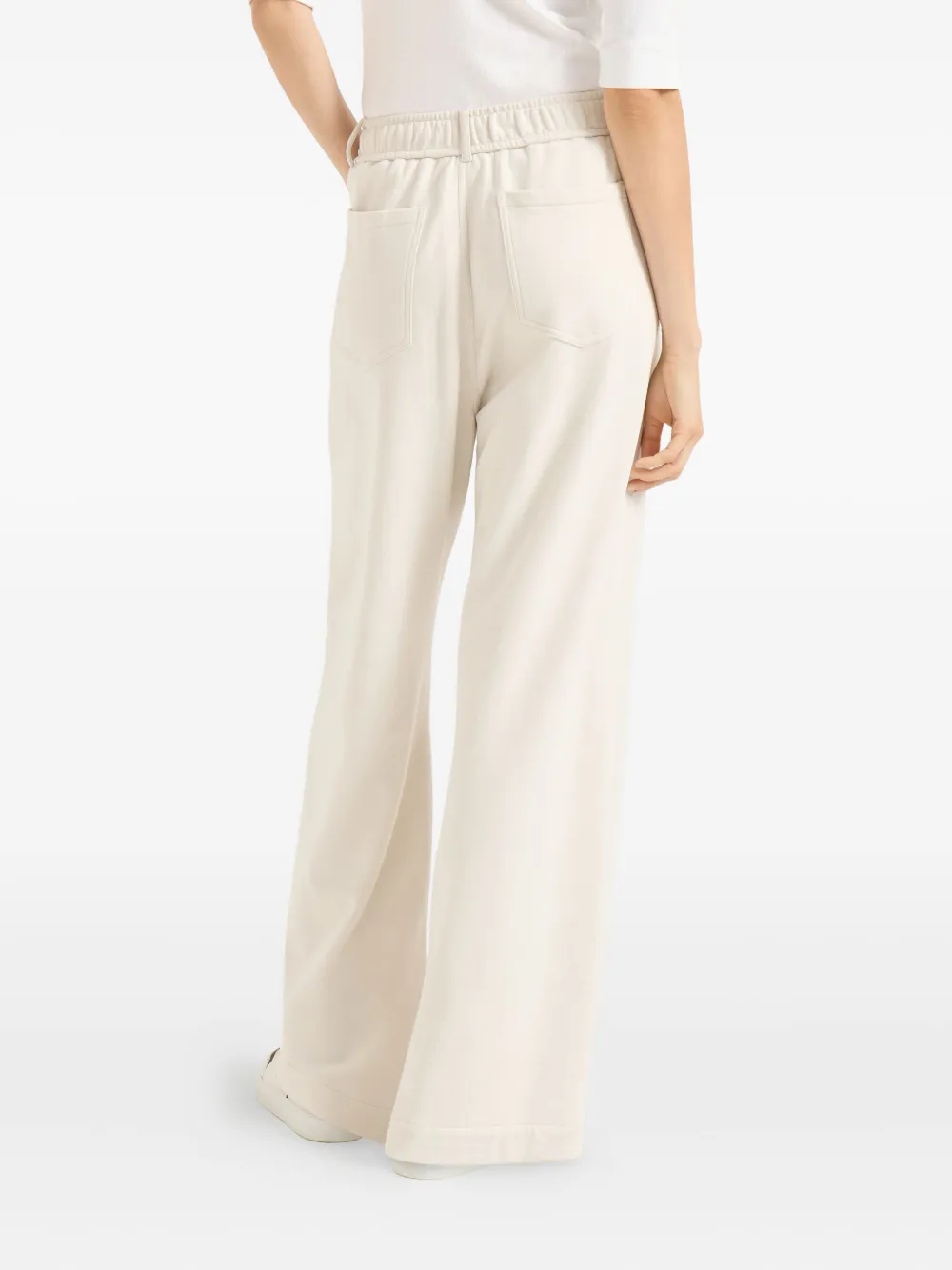 Brunello Cucinelli Elasticated Track Pants In Multi