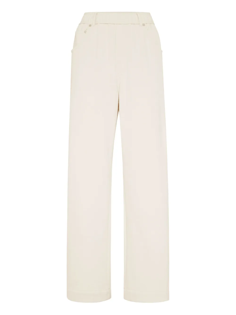 Brunello Cucinelli Elasticated Track Pants In Multi