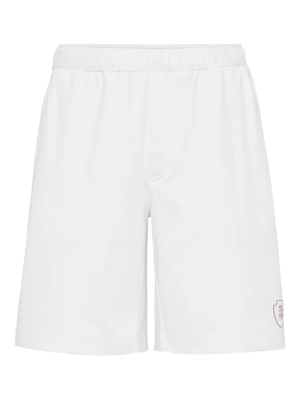 Brunello Cucinelli Shorts met elastische taille Wit