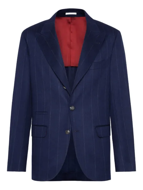 Brunello Cucinelli chalk stripe blazer