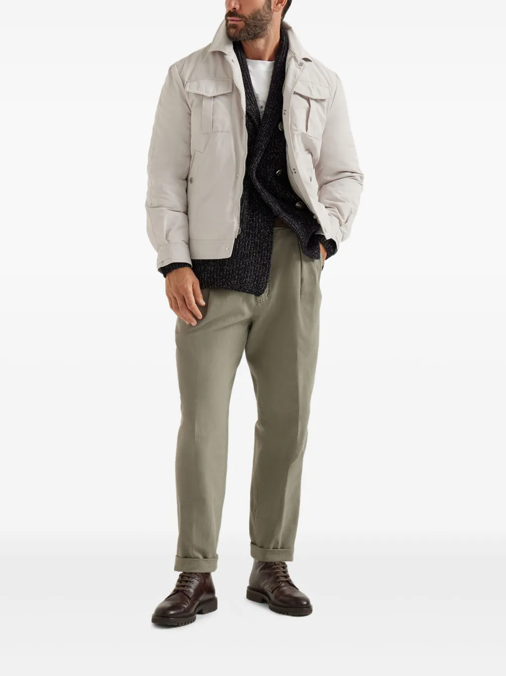 Brunello Cucinelli Straight broek Groen