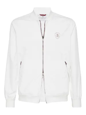 VIP【関税送料無料】希少 Brunello Cucinelli Vichy Jacket Brunello Cucinelli // Leather Zip Jacket – VSP Consignment
