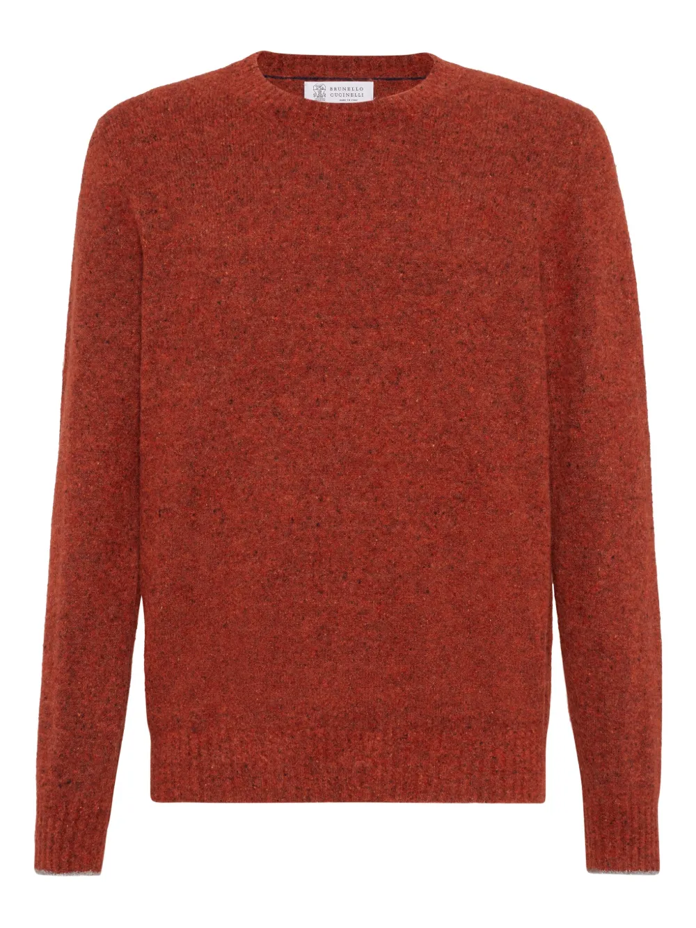 Brunello Cucinelli crew-neck sweater | Orange | Image 1