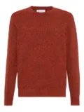 Brunello Cucinelli crew-neck sweater - Orange