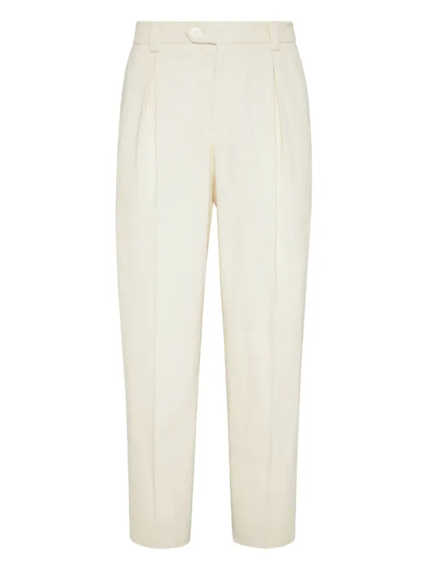 Brunello Cucinelli ストレートパンツ | ニュートラル | FARFETCH JP