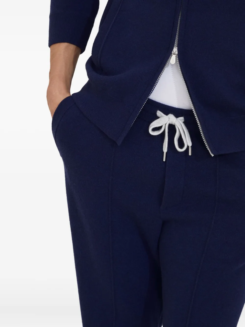 Brunello Cucinelli Kasjmier trainingsbroek Blauw