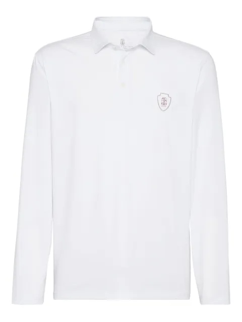 Brunello Cucinelli long-sleeve polo shirt