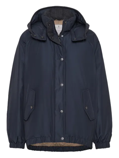 Brunello Cucinelli hooded padded jacket