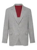 Brunello Cucinelli three-button blazer - Grey