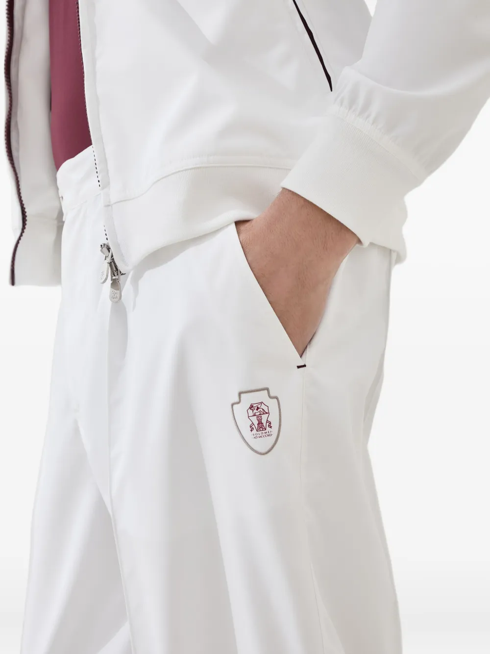 Brunello Cucinelli Straight trainingsbroek Wit