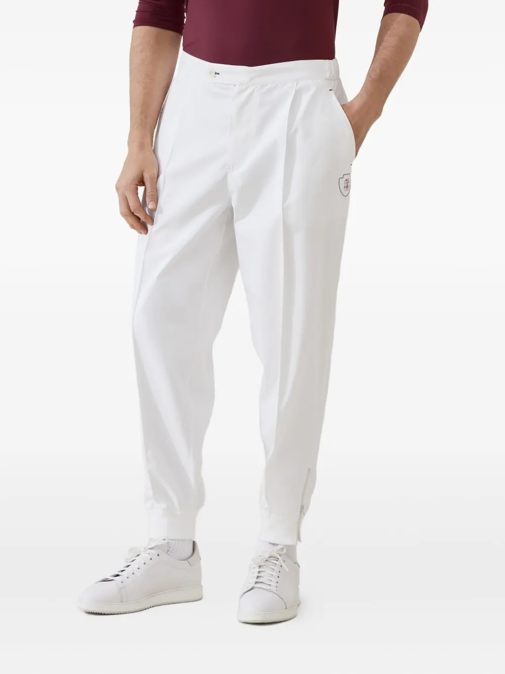 Brunello Cucinelli Straight trainingsbroek Wit