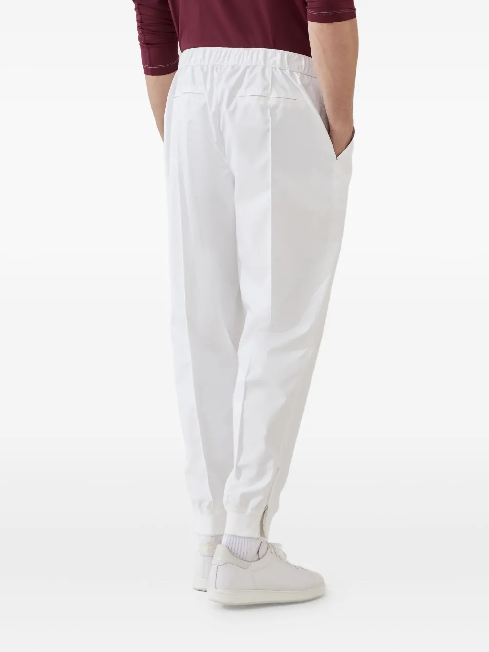 Brunello Cucinelli Straight trainingsbroek Wit