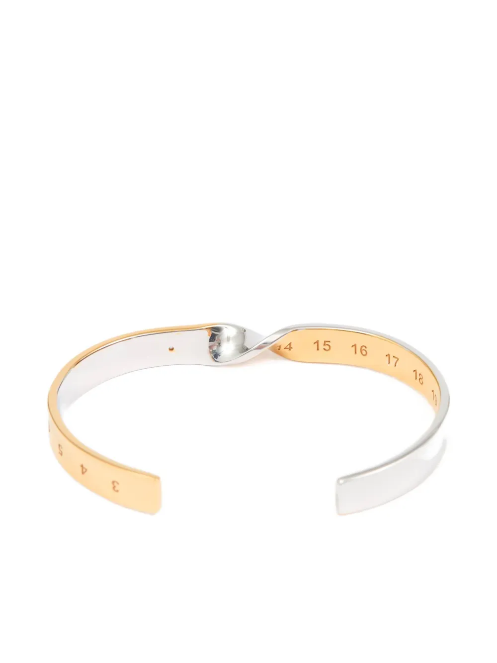 Maison Margiela twisted number-engraved bracelet | Image 2
