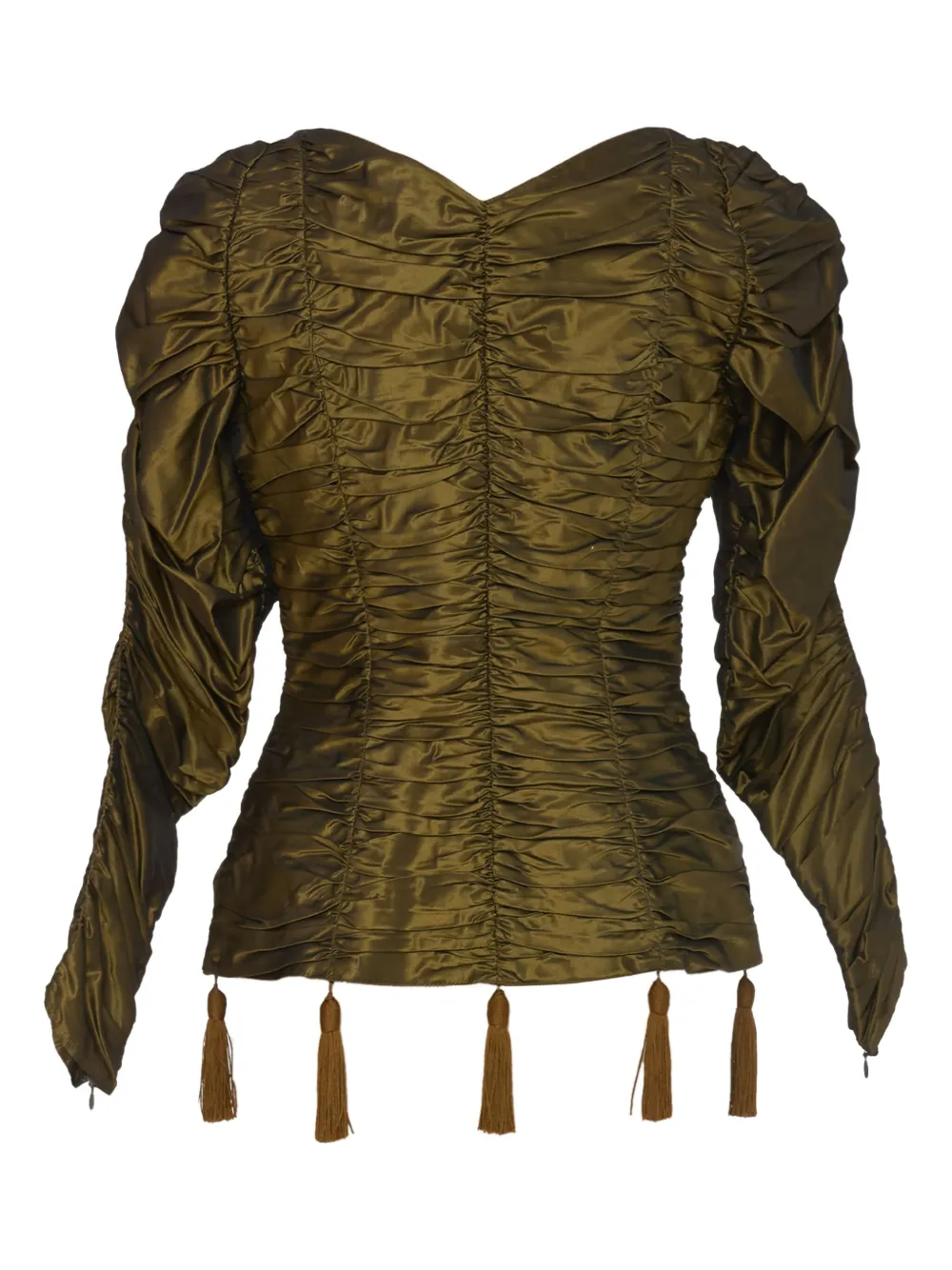 Lolitta Pre-Owned Lempicka draped silk top | Image 2