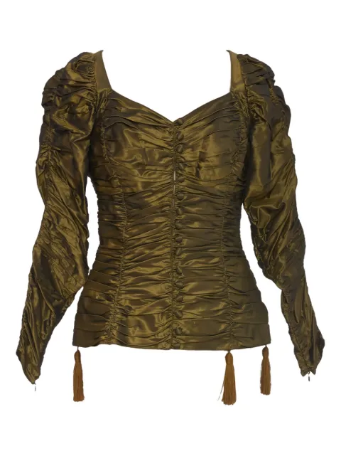 Lolitta Pre-Owned Lempicka draped silk top