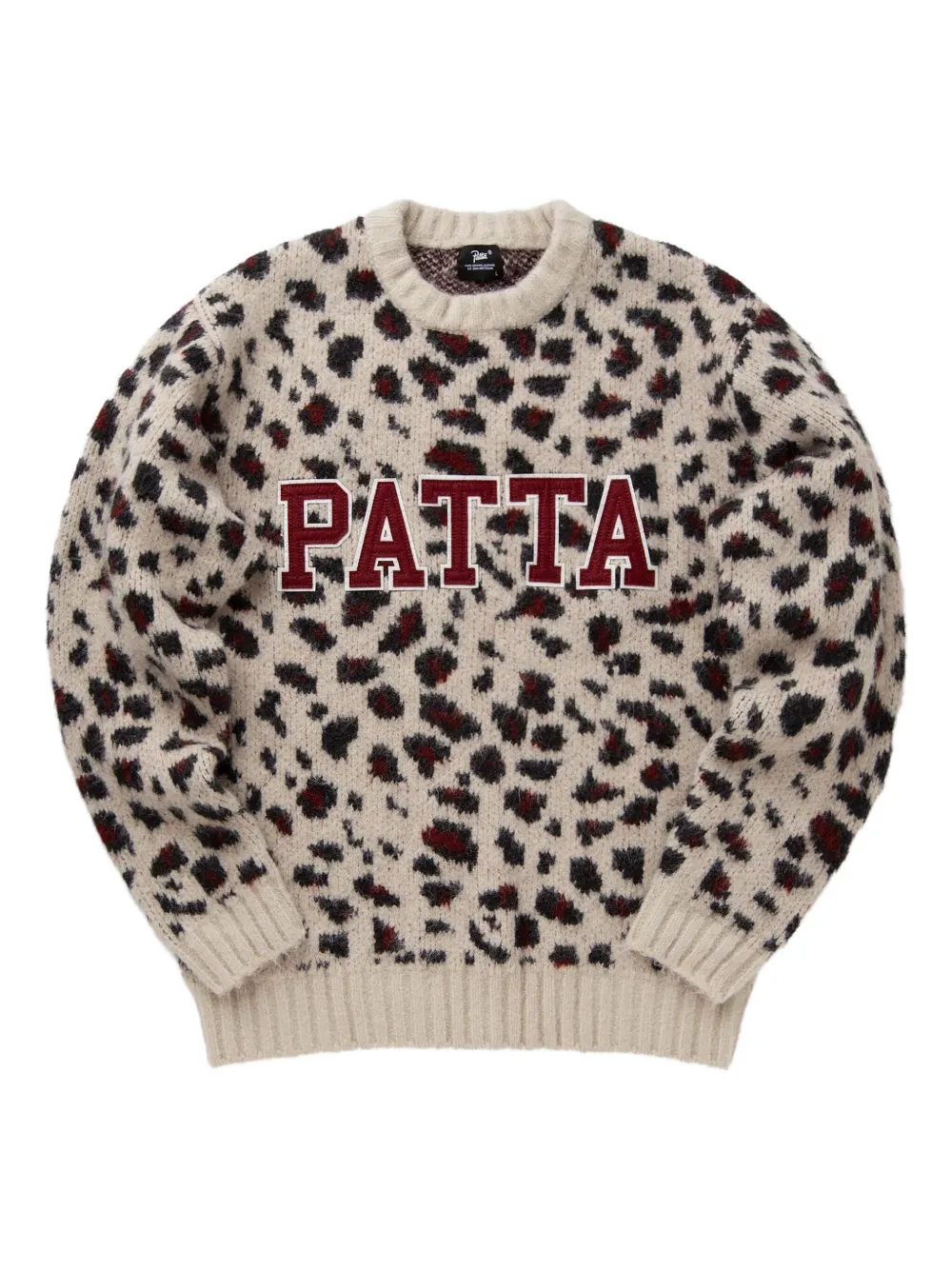 PATTA leopard-print sweater | Neutrals | Image 1