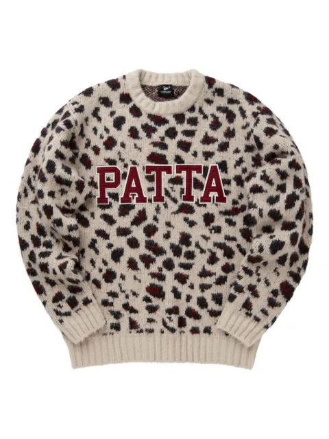 PATTA leopard-print sweater