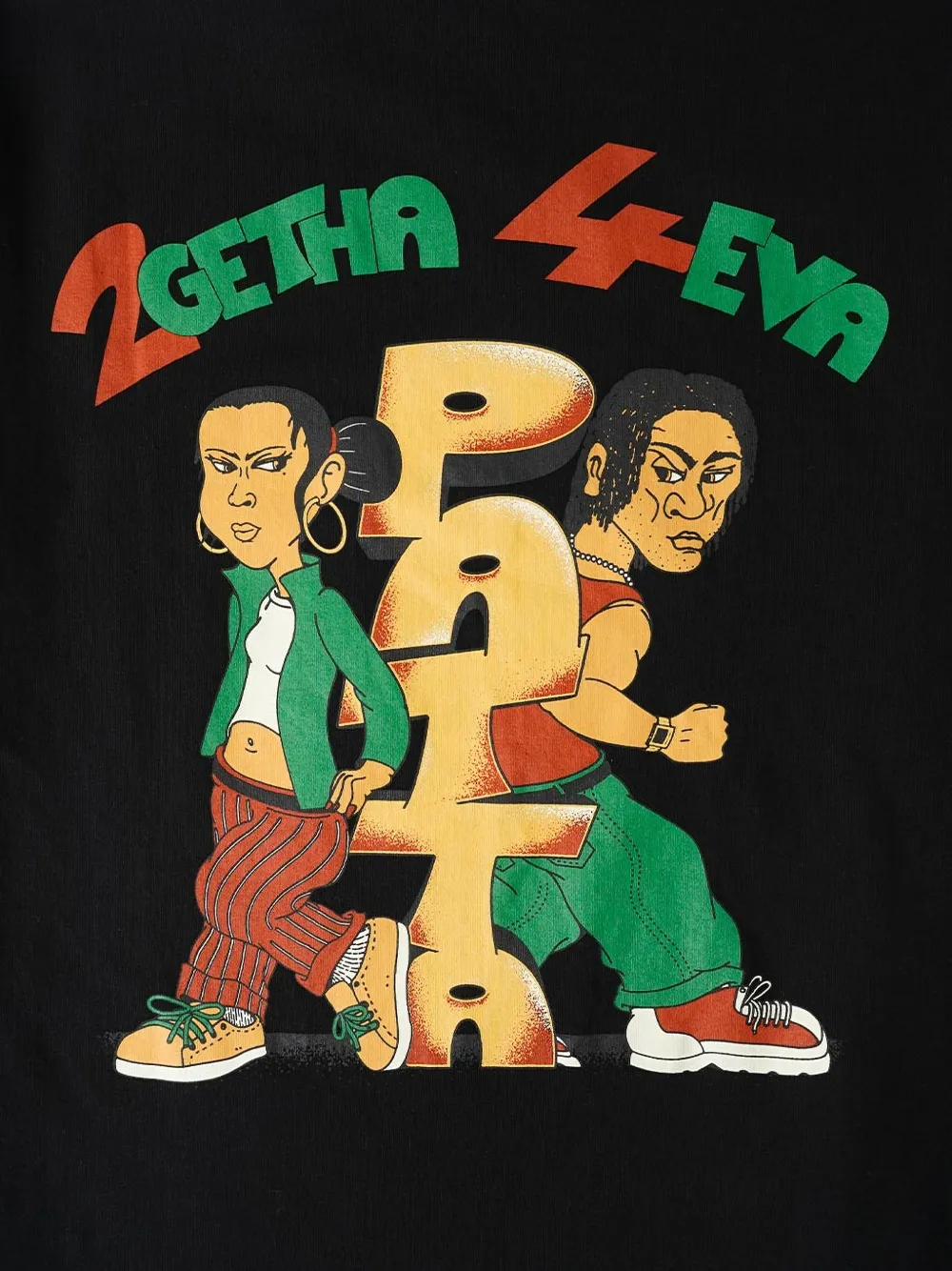 2getha4eva Printed T-Shirt