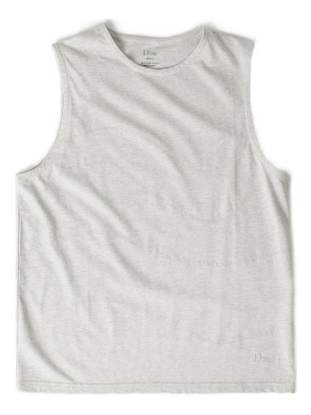 Dime Cotton Tank Top In Gray
