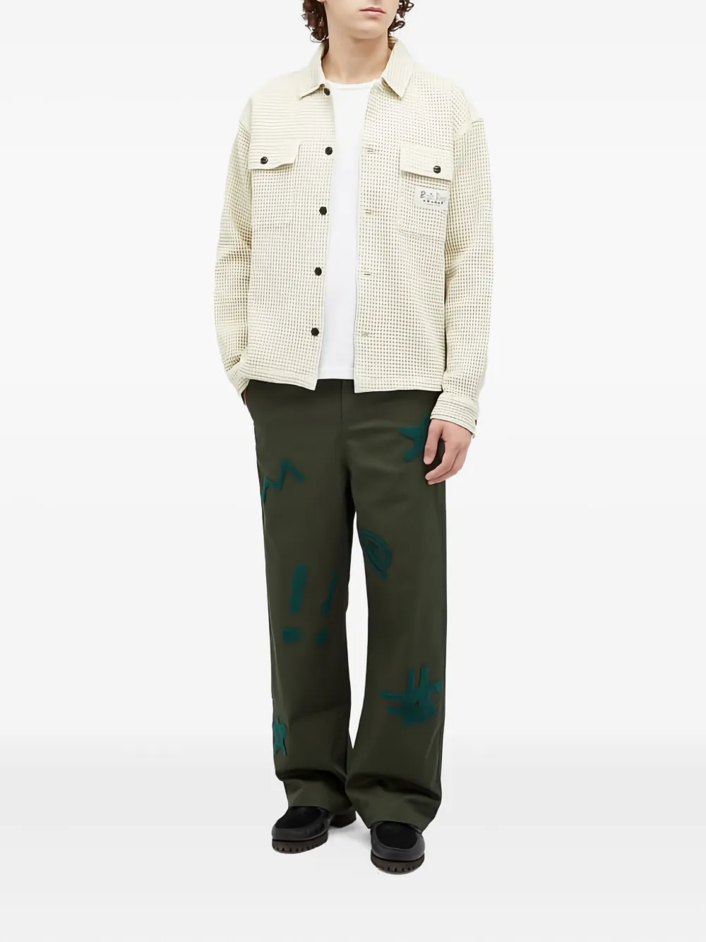 Brain Dead chenille-embroidered trousers | Regular-Fit & Straight Leg Pants | Image 2