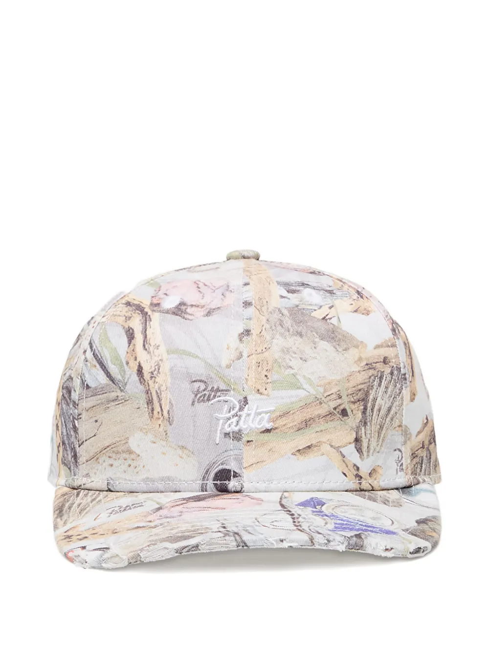 PATTA beach-print six-panel cap | Neutrals | Image 1