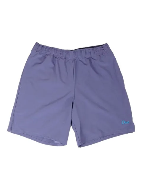 dime embroidered-logo side-split shorts