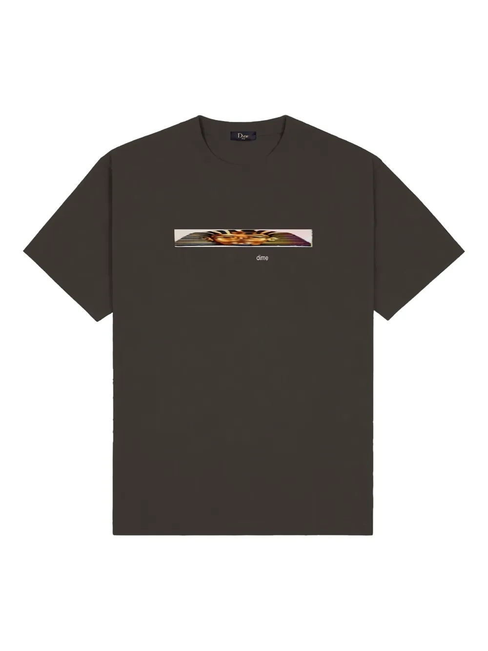 Dime Printed T-shirt In Brown