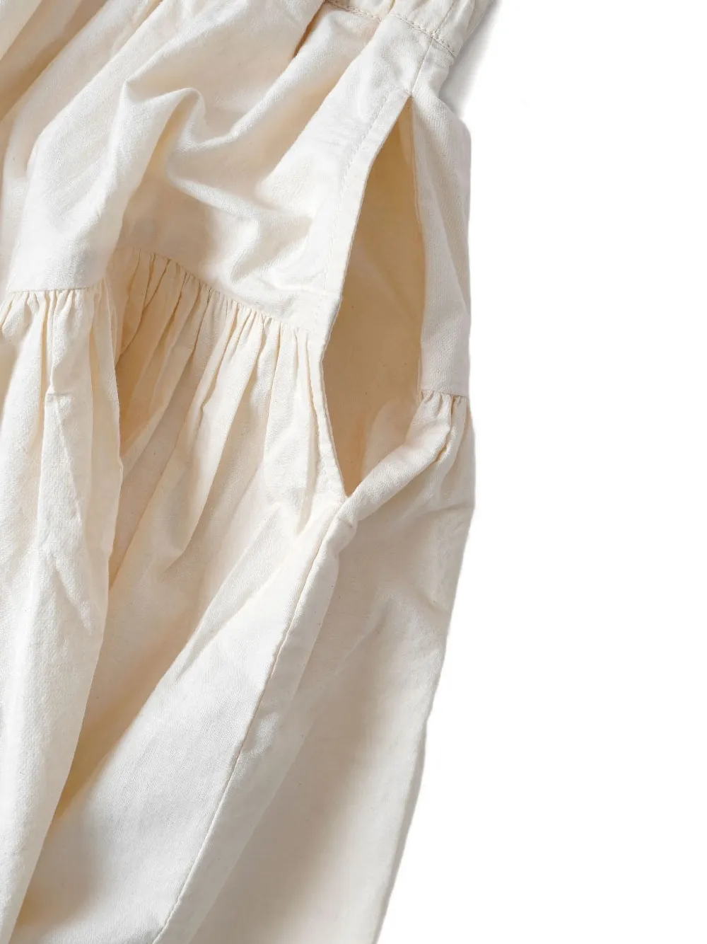 Story Mfg. Elasticated-waist Tiered A-line Skirt In Neutral