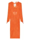 House of Sunny cutout knit dress - Orange